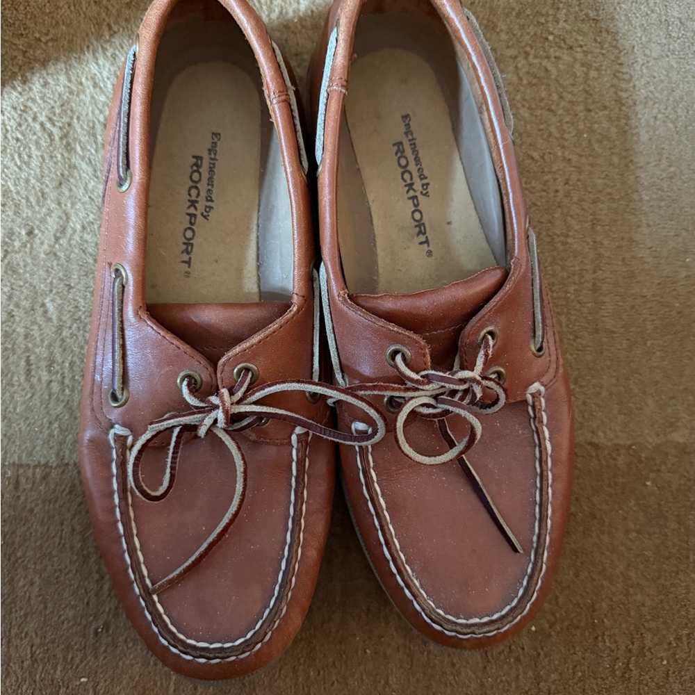 Rockport Men's Tan Boat Shoes